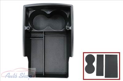 Tesla Model S (2012-től) és Model X (2015-től) modellekhez, középső konzoli tárolódoboz fekete színben