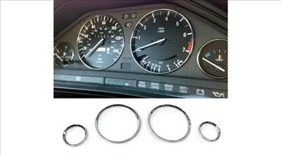 BMW E30 krómozott műanyag műszerfal karika