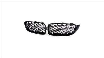 BMW F32 coupe F33 cabrio F36 gran coupe F80 M3 F82 M4 krómozott lakkozott fekete Exclusive stílusú vese