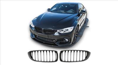 BMW F32 coupe F33 cabrio F36 gran coupe F80 M3 F82 M4 lakkozott fekete Performance vese
