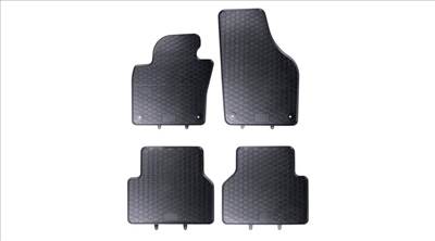 Volkswagen Tiguan I Geyer Prémium fekete gumiszőnyeg szett patenttal