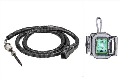 HELLA 6PT 358 181-341 - Érzékelő, kipufogógáz-hőmérséklet VOLVO