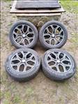  5x114.3 lyukosztású Mitsubishi 18" újszerű (gyári felni) alufelni, rajta 225/55 újszerű téli gumi 