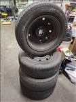  15" használt lemezfelni, rajta 195/65 használt Semperit téli gumi 