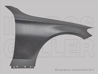 Mercedes C 2018-2021 W205 - Első sárvédő jobb