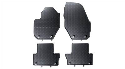 Volvo XC60 I Geyer Prémium fekete gumiszőnyeg szett patenttal