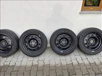  16" használt lemezfelni, rajta 195/55 használt Bridgestone nyári gumi gumi 
