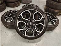 17" 5x114,3 Suzuki Swift Sport bicolor gyári alufelni szett nyárigumikkal +TPMS!