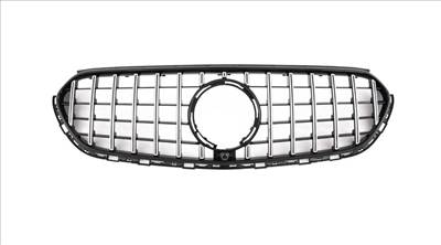 Mercedes Benz C254 X254 GLC Offroad-Széria kivitel 2022-től króm - lakkozott fekete hűtőrács Panamerica AMG GT stílusban