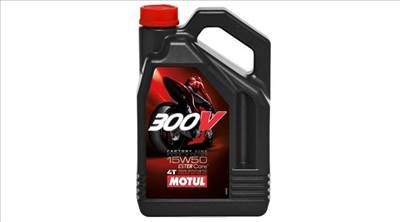 MOTUL 300V 4T FACTORY LINE 15W-50 4L kiszerelésű 100% szintetikus motorolaj 104129