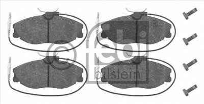 FEBI BILSTEIN 16257 - fékbetét CITROËN PEUGEOT