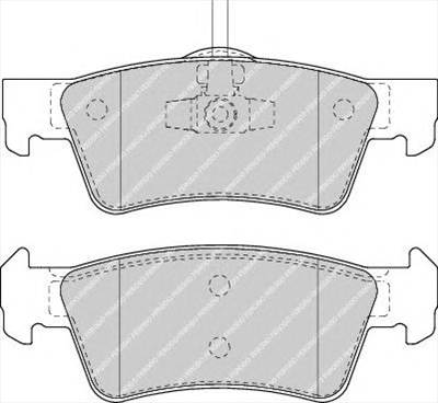 FERODO FDB1460 - fékbetét PORSCHE VW