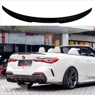 BMW G22 G26 G82 M4 style spoiler / csomagtér szárny , fényes fekete BMW spoilerek, légterelők, BMW típusspecifikus spoilerek
