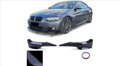 BMW E92 E93 M packet 2006-2010 lakkozott fekete utángyártott koptató pár