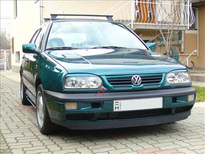 VW Golf 3 hűtőrács keret, hűtőrács spoiler 