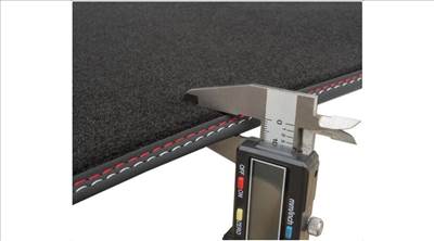 Mercedes Benz GLK X204 prémium fekete velúrszőnyeg szett piros fehér cérnás varrással