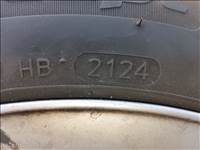  4x100 lyukosztású 15" újszerű alufelni, rajta 185/60 újszerű Hankook téli gumi gumi 