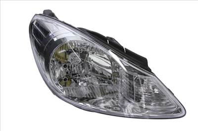 Hyundai I 10 2007-2010 utángyártott új jobb első fényszóró H4 (motorral) DEPO 921200x120