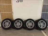  BMW 3-as G20 G21 5x112 lyukosztású 16" újszerű alufelni, rajta 205/60 újszerű Falken téli gumi