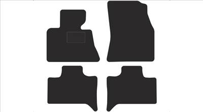 BMW E53 X5 fekete velúrszőnyeg szett