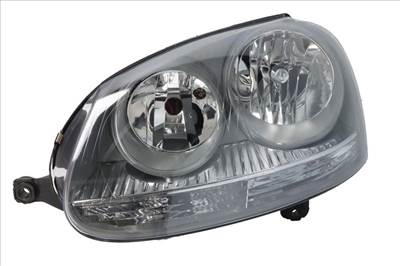 Volkswagen Golf V. 2003-2008 utángyártott új bal első fényszóró 2H7 szürke házas (motorral) TYC 1k6941029c