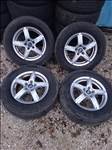  Kia Sportage 5x114.3-as 6.5x16 Brock alufelni, rajta 215/70 használt Michelin téli gumi sxx2