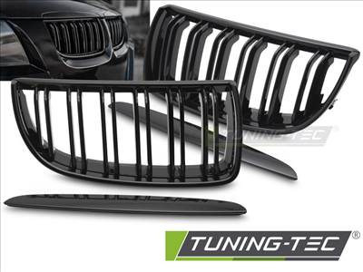 BMW E90 / E91 (05-08) FÉNYES FEKETE Tuning-Tec Hűtőrács