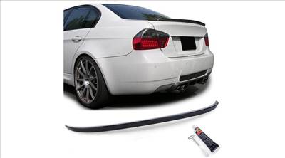 BMW E90 limousine Performance stílusú lakkozott fekete csomagtartó spoiler