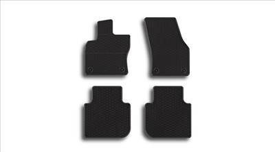 SEAT Tarraco Geyer Prémium fekete gumiszőnyeg szett patenttal