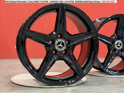 R18 5x112 Original Mercedes AMG C class kétszéles gyári alufelnik felnik 18" 18col