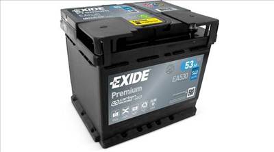 Exide Premium EA530 12V Akkumulátor 53Ah 540A Indítóáram Jobb+