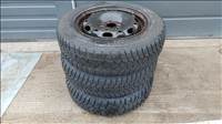  5x100 lyukosztású 14" használt lemezfelni, rajta 165/70R14 Uniroyal téli gumi
