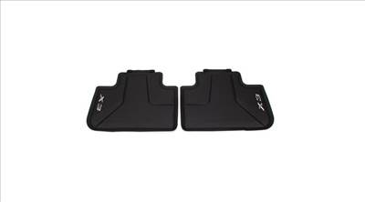 Gyári BMW G01 X3 F97 X3M Allweather tépőzáras fekete hátsó gumiszőnyeg szett 51472450512