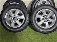  5x130 lyukosztású 16" újszerű (gyári felni) alufelni, Újszerű téli Conti gumival 