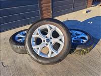 17" 5x114,3 Nissan Qashqai gyári alufelni szett nyárigumikkal +TPMS!