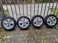  18" használt (gyári felni) alufelni, rajta 225/55 használt Continental téli gumi gumi 