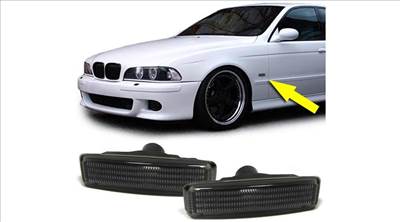 BMW E39 fekete burás oldalindex pár