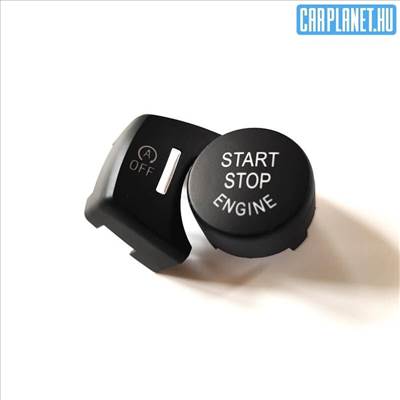 BMW Start Stop gomb + (A) OFF gomb - BMW X3 F25/X4 F26/X5 F15/X6 F16 fekete - piros