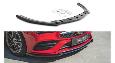 Mercedes CLA C118 X118 AMG-LINE - 35AMG 2019-től Maxton Design lakkozott fekete spoiler koptató V1