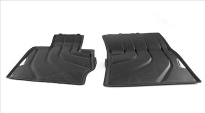 Gyári BMW F25 X3 F26 X4 Allweather tépőzáras fekete első gumiszőnyeg szett 51472458442