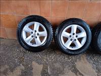NISSAN QASHQAI 16" ALUFELNI 5X114,3 NÉGY ÉVSZAKOS 215/65R16 GUMIVAL OLCSÒN!!!