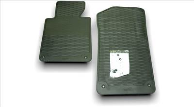 Gyári BMW E46 Allweather patentos fekete első gumiszőnyeg szett 82559408540