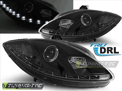Seat León II SEAT LEON 09-13 TRU DRL BLACK Tuning-Tec Fényszóró