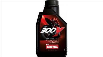 MOTUL 300V 4T FACTORY LINE 15W-50 1L kiszerelésű 100% szintetikus motorolaj 104125