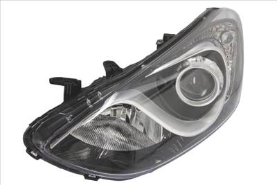Hyundai I30 GD 2012-1015 utángyártott új bal első fényszóró 2H7 króm házas (motorral) DEPO 1426827