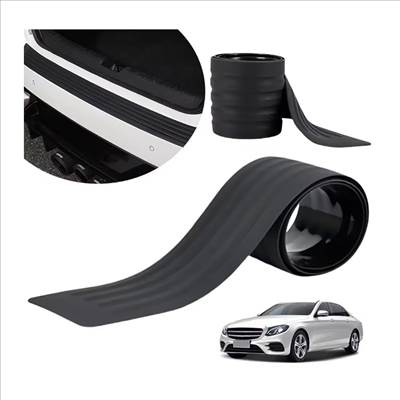 Gumis védő csík – lökhárító és csomagtérajtó védelmére, fekete PVC, 90 cm