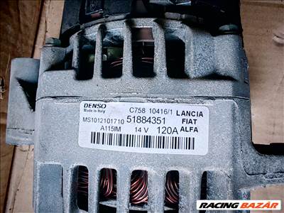 Alfa Romeo Giulietta 1.6 JTDM 16V 51884351 számú generátor, 1.6 mjet, 2.0 mjet