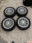  5x112 lyukosztású 17" újszerű (gyári felni) alufelni, rajta 205/50 újszerű Continental téli gumi 