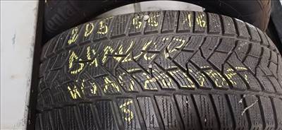  2 db 205/55 R16 91H Dunlop Wintersport 5 használt téligumiabroncs 6,5mm Vredestein Snowtrac 5