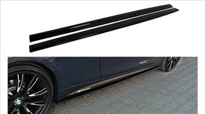 BMW F32 M-pack Coupe Maxton Design lakkozott fekete küszöb spoiler V1